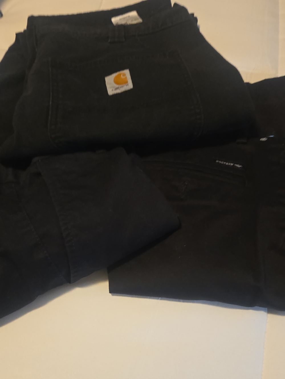 Carhartt Men's Black Relaxed Fit Jeans